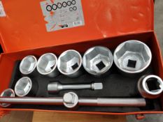 A pre-owned Bahco 9540MB socket set (incomplete, sold as seen).