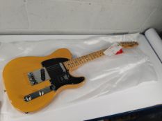 An as new Fender Player II Telecaster, Butterscotch Blonde, maple neck.
