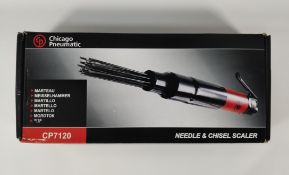 An as new Chicago Pneumatic Needle and Chisel Scaler (CP7120).