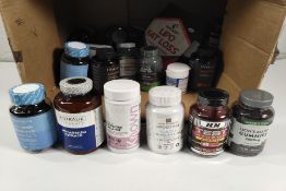 Approximately thirty seven assorted supplements and vitamins to include Potassium Citrate, Spermidin
