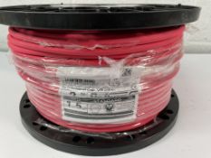 As new NoBurn Platinum VFP-315ERH red, 3 core, fire-proof cable 100m x 1.5mm².