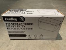 Thomas Dudley Tri-Shell Turbo Low Level Cistern Side Entry, White, Boxed (PTSWHS315754).