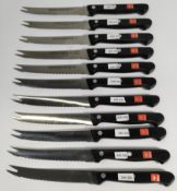 Eleven Wusthof tomato scallop blade knives 160mm (4105) (over 18s only).