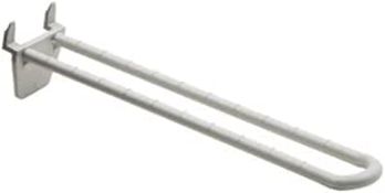 A pallet containing as new Quik-Stick merchandising double prong hooks (1079-DW).