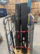 Seven pre-owned Symon NetLite II Blue 16 X 192 LED Display Signs (120/240 Vac 50/60 Hz 200W) (Untest