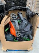 A pallet of customer returns from a well known DIY retailer.