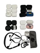 Assorted in-ear headphones to include Apple Airpods, Shokz & Samsung (All items untested, sold as se