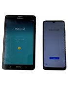 Pre-owned Samsung Galaxy A22 5G and a pre-owned Samsung Galaxy Tab A 7.0 2016 8GB (Both Google accou