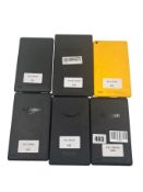Six pre-owned Amazon Fire Tablets (Various models).