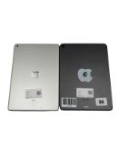 Two pre-owned Apple iPads sold for parts: iPad Air 5th A2589 256GB (MDM locked) and iPad 9th A2602 2