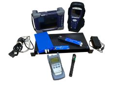 Pre-owned Vaivi JDSU DSAM Meter + MTS 6000A With OSA-110M Spectrum Analyzer + NTAP Accessories.