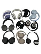 Assorted over-ear headphones (All items untested, sold as seen).