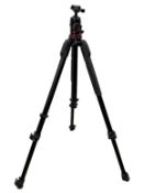 Pre-owned Manfrotto 190X AS Aluminium Tripod with Ball Head and Quick Release Top Lock Adapter.
