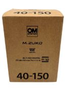 As new OM System 40-150mm f4.0-5.6R M.ZUIKO Digital ED Micro Four Thirds Lens in Silver (EAN: 050332