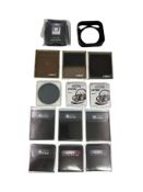 Assorted new and pre-owned filters & holders including Cokin, Tiffin and Format Hitech.