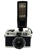 Yashica Electro 35 FC Rangefinder Camera with Yashinon 40mm 2.8 DX Lens & Yashica PRO-50 DX Flash (c