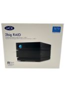 As new LaCie 2big RAID 16TB USB‑C External Desktop Storage (M/N: STHJ16000800 EAN: 3660619405343) (B