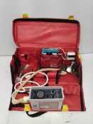 A pre-owned Pneu PAC Transpac 2 ventilator with ambulance bag, a Pneu PAC gas powered aspirator.