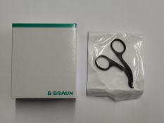 Thirty boxes of as new Braun Aesculap single use skin staple removers (REF: 783101, EXP: 2029/09/18,