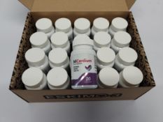 Twenty as new bottle of MiCardium for normal heart health food supplements (20 capsules per bottle,