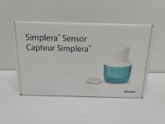 A box of five as new Medtronic Simplera Glucose Sensors (REF: MMT-5100J, EXP: 2025/10/14).