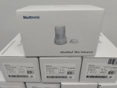 Twelve as new Medtronic MiniMed Mio Advance infusion sets: 7x MMT-242A and 5x MMT-213A (expiration d