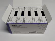 Ten packs of as new Epredia MX35 Ultra Microtone Blades, 34°/80mm, 50 blades per pack (REF3053835).