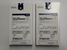 Six as new Boston Scientific Tria Soft Ureteral Stents; 3x 6F (2.0mm) x 26cm (REF: M0061903230, EXP: