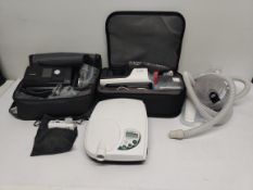Mixed lot to include Two ResMed CPAP Machines, a Weinmann CPAP machine and a G-Tech nebulizer.