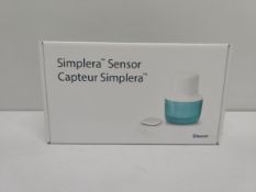 A box of five as new Medtronic Simplera Glucose Sensors (REF: MMT-5100J, EXP: 2025/10/14).