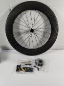 An as new Parcours Velo Chrono Max (83mm) wheel.
