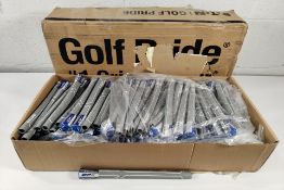 A large quantity of as new Golf Pride CPX undersize golf club grips (CPXU-58R-H2R-XA).