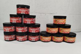 Fifteen sealed as new Keto-Pro Keto Electrolytes Plus - 6 x mango burst 250g and 9 x cherry berry 25