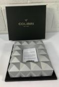 An as new Colibri Ashtray Quasar Anthracite Metallic, 254 x 203 x 51 mm (boxed).