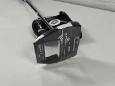 An as new Odyssey Ai One Square 2 Square R/H Jailbird golf putter with head cover (SKU: 73041S3400).