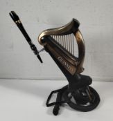A pre-owned Guinness Harp Beer Pump (sold as seen).
