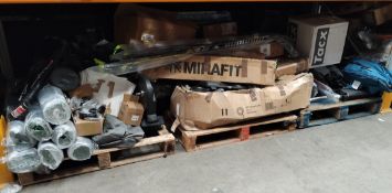 A large quantity of miscellaneous items to include mainly sport and fitness equipment and other rela