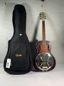 A pre-owned Gretsch G9220 Bobtail round neck resonator guitar, right handed, serial: 165856 with gig