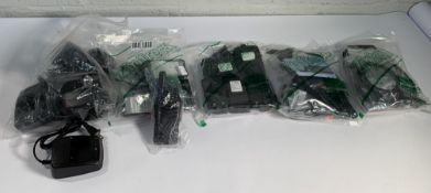 Eight Retcvis H777 two way radios to include batteries and chargers.