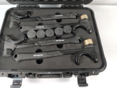 Four Vertitrus PinClaw 2-in-1 Truss Tools.