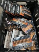 A quantity of assorted Circa 400 Duracell AA and AAA batteries (one crate).