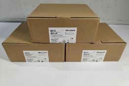 Three Honeywell Notifiers, wall mounted metal cabinet loudspeakers, 6 Watt, boxed (582470) (stock im
