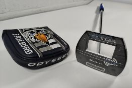 An as new Odyssey Ai One Square 2 Square R/H Jailbird golf putter with head cover (SKU: 73041S3400).