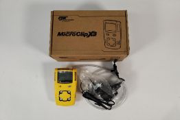 An as new BW Technologies by Honeywell, Gas Alert Micro Clip X3 Gas Detector (REF: MCX3-XWHM-Y-EU) (