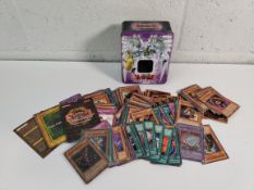 A quantity of assorted Konami Yu-Gi-Oh TCG playing cards.