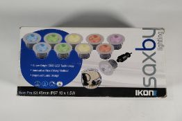 An as new Saxby Lighting Ikon Pro Kit, 45mm, IP67, 10 x 1.5W (PN: 59138).