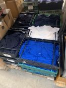 A quantity of children's assorted universal school clothing, various sizes and colours.