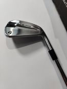 A set of as new Taylor Made P790 Irons, 4-PW + Wedge 1 (8 clubs) with KBS Tour Taper shafts (extra s