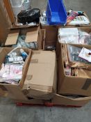 Assorted items to include household essentials, stationery and toiletries.