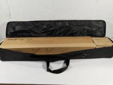 An as new Pixlip Pop Banner with LED lights and carry case (size unknown) (stock image).